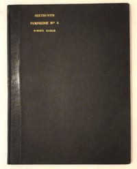 Neun symphonien für orchester von L. van Beethoven in partitur. (N° 5445).