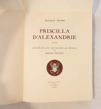 Priscilla d'Alexandrie.. MAGRE (Maurice).