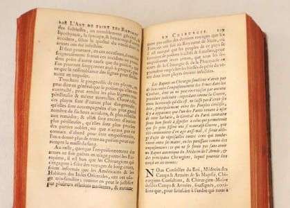 L'art de faire des rapports en chirurgie ; où l'on enseigne la pratique, les formules & le stile le plus en usage parmi les Chirurgiens commis aux Raports.