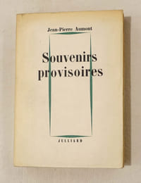 Souvenirs provisoires.