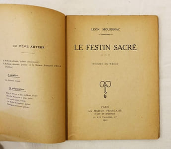 Le festin sacré.