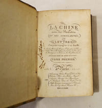 La Chine avec ses beautés et ses singularités, ou lettres d'un jeune voyageur à sa famille... Tome 1 seul.