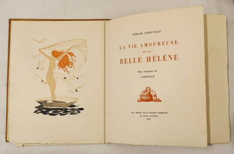 La vie amoureuse de la belle Hélène. Bois originaux de Carlègle.