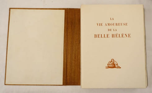 La vie amoureuse de la belle Hélène. Bois originaux de Carlègle.