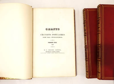 Chants et chansons populaires de la France. [complet en trois tomes]
