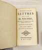 Nouvelles lettres de feu M. Nicole pour servir de continuation aux deux volumes de ses lettres. Tome 8, seconde partie, des Essais de morale.. [NICOLE ...