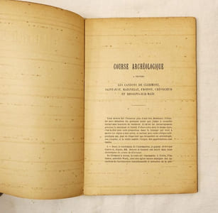 Course archéologique à travers les cantons de Clermont, Saint-Just, Maignelay, Froissy, Crèvecoeur et Ressons-sur-Matz.