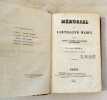 M&eacute;morial de l'artilleur marin, r&eacute;dig&eacute; suivant l'ordre alphab&eacute;tique des mati&egrave;res.. MICHEL (Jules).