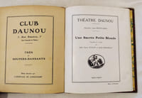 Programme du Théâtre Daunou pour « Une sacré petite blonde » d'André Birabeau et Pierre Wolff.