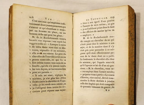 Vie du maréchal de Tourville, lieutenant-général des armées navales de France, sous Louis XIV. . RICHER (Adrien).