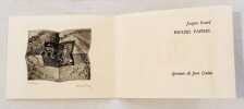 Poulpes. Papiers.. IZOARD (Jacques).