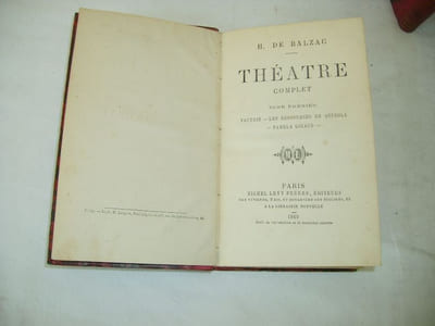 Théâtre complet. Vautrin, Les ressources de Quinola, Paméla Giraud, La marâtre, Mercadet.