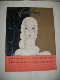 Revue FEMINA. Chapeaux d'automne et premières robes d'hiver.