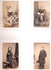 Album De 101 Photographies Du XIX° Siècle D'une Famille Bourgeoise ( Un Nom Au Dos Mr Coste )  : Costumes Second Empire , Coiffures , Objets , Jouets ...