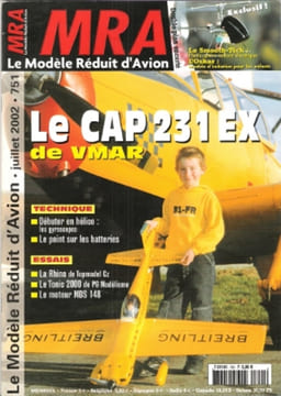 Le Modèle Réduit D'avion Juillet 2002 N° 751 : Double Plan encarté Le Smooth-tick , L'Oskar - Le Cap 231 EX De Vmar - Mini-Chasseurs Au ...