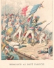 Bonaparte Au Pont D'Arcole . Chromolithographie. LIX Frederic Théodore ( 1830-1897 )