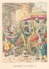 Assassinat De Henri IV . Chromolithographie. LIX Frederic Théodore ( 1830-1897 )