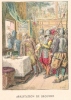 Arrestation De Broussel  . Chromolithographie. LIX Frederic Théodore ( 1830-1897 )