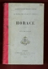 Q. Horatii Flacci Opera : Édition Classique par l'abbé J.-B. Lechatellier . Complet De Sa Carte Dépliante Du Plan De Rome. HORACE
