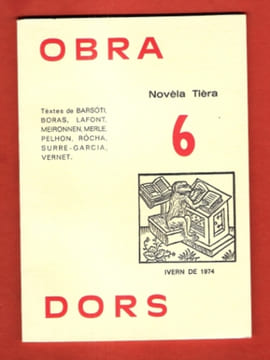 OBRADORS : Novèla Tièra 6. BARSOTI ,BORAS , LAFONT , MEIRONNEN , MERLE , PELHON , ROCHA , SURRE-GARCIA , VERNET