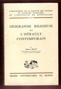 Géographie Religieuse de L'Hérault Contemporain