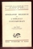 Géographie Religieuse de L'Hérault Contemporain. CHOLVY Gérard