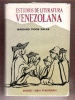 Estudios De Literatura Venezolana. PICON SALAS Mariano