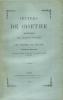 Oeuvres De Goethe . Tome VII : Les Années De Voyage De Wilhelm Meister - Entretiens D'émigrés Allemands - Les Bonnes Femmes - Nouvelle . Traduction ...