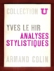 Analyses Stylistiques. LE HIR Yves