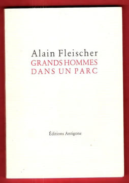 Grands hommes Dans Un Parc. FLEISCHER Alain