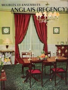 Meubles et Ensembles Anglais ( Regency )