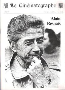 Le Cinématographe . Mai 1986 : Hommage à Alain RESNAIS - Institut Français De Florence , 5-20 Mai 1986