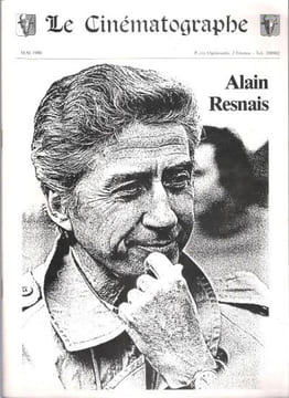 Le Cinématographe . Mai 1986 : Hommage à Alain RESNAIS - Institut Français De Florence , 5-20 Mai 1986. Philippe Claude-Jean , GODARD Jean-Luc , ...