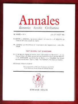 Annales , Économie - Sociétés - Civilisations . n° 4 . Juillet-Août 1983 : Le temps Présent , La Crise ( II ) - La Crise De 1974 et La Riposte Du ...