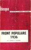 Front Populaire 1936. BODIN Louis , TOUCHARD Jean