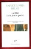 Lettres à Un Jeune Poète : Édition Bilingue. RILKE Rainer Maria