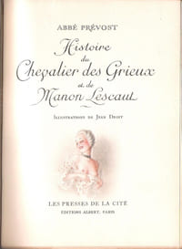 Histoire Du Chevalier Des Grieux et de Manon Lescaut