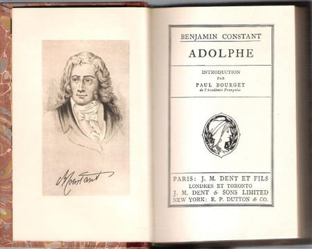 Adolphe. CONSTANT Benjamin