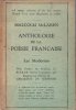 Anthologie De la Poésie Française : les Modernes. McLAREN Malcolm