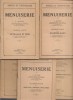 MENUISERIE : 1ère Partie - Outillage et Bois . 2ème Partie - Assemblages . 3ème Partie - Révision - Assemblages ( Suite ) . 4ème Partie - Montage , ...