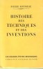 Histoire Des Techniques et Des Inventions. ROUSSEAU Pierre