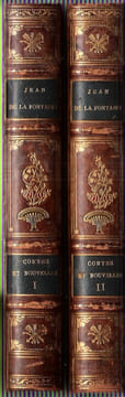 Contes & Nouvelles . Tomes Premier et Second . Complet En 2 Volumes. LA FONTAINE Jean De