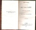 Oeuvres Complètes De Voltaire : Tomes  35 , 36 , 37 : Facéties Parisiennes - Mélanges Littéraires I et II  . Complet En 3 Volumes. VOLTAIRE ( ...