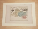 Carte du Département des BOUCHES DU RHÔNE. VUILLEMIN Alexandre ( 1812 - 1880 ) , Géographe