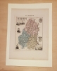 Carte du Département du HAUT - RHIN. VUILLEMIN Alexandre ( 1812 - 1880 ) , Géographe