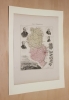 Carte du département du RHÔNE. VUILLEMIN Alexandre ( 1812 - 1880 ) , Géographe