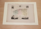 Carte de L' ALGERIE ( AFRIQUE FRANCAISE ). VUILLEMIN Alexandre ( 1812 - 1880 ) , Géographe