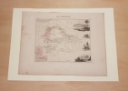 Carte du SENEGAL  ( AFRIQUE FRANCAISE ). VUILLEMIN Alexandre ( 1812 - 1880 ) , Géographe
