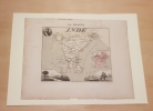 Carte de L'INDE et de la COCHINCHINE FRANCAISE . VUILLEMIN Alexandre ( 1812 - 1880 ) , Géographe