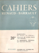 Cahiers Renaud-Barrault N° 20 bis : Franz Kafka, Du "Procès" Au "Château". Collectif